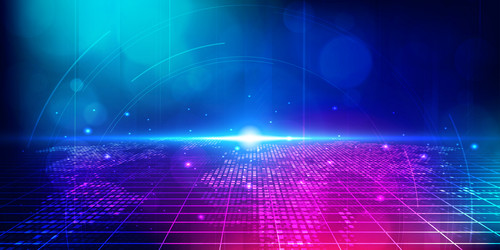 digital technology futuristic internet network ai vector image