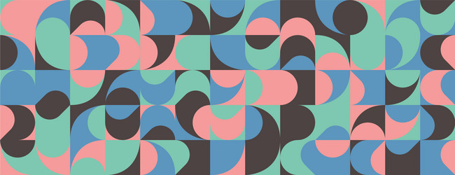 mosaic abstract pattern design vector image