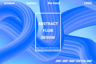 Abstract Fluid Gradient Color Splash vector image