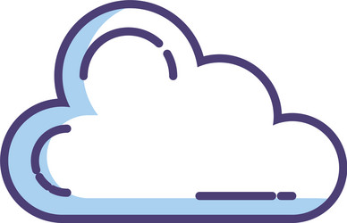 cloud computing server with arrow download vector image