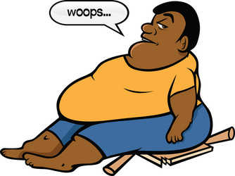 Fat Black Guy Vector Images (over 180)