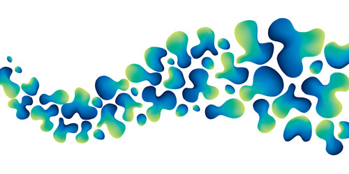 decorative soft drops flow pattern vector image