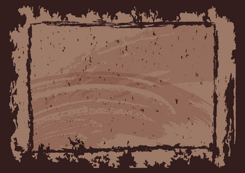 grunge texture with rusted frame vector image