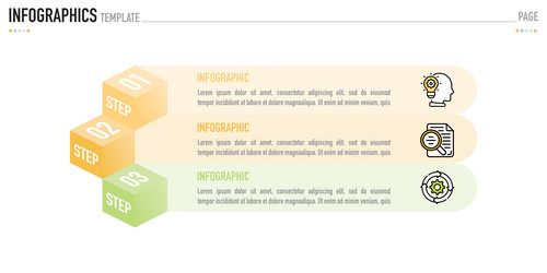rectangular isometric infographic for business vector image