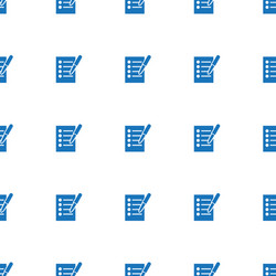 check list icon pattern seamless white background vector image