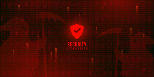 digital technology background with binary code vector image