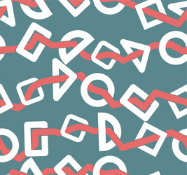 geometric shapes seamless pattern abstract vector image