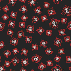 line neural network icon isolated seamless pattern vector image