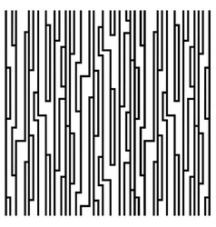 Geometric Line Block Pattern vector image