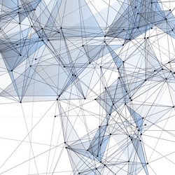 abstract background with dotted grid vector image