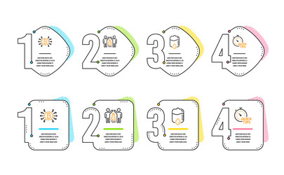 drop counter bitcoin system and partnership icons vector image