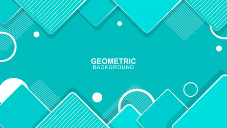 geometric shape background with modern design vector image
