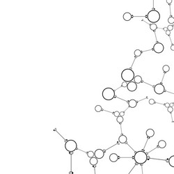 Molecular Structure Background vector image