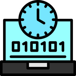 swift flex line filled style icon design vector image