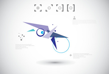 abstract technological background vector image