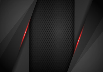 black background overlap dimension grey message vector image