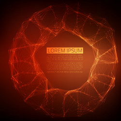 Dynamic Mesh Background vector image