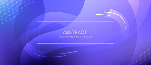 abstract banner with a gradient shapes and blur vector image