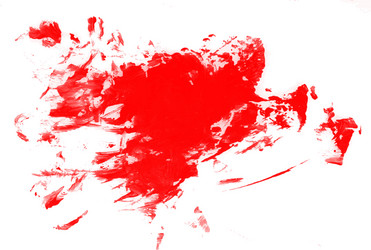 Stylish red watercolor splatter texture stain Vector Image
