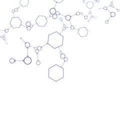 abstract molecular structure background vector