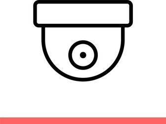 security camera icon for web or mobile app vector image