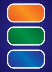 set color buttons vector image