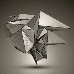 Asymmetric technical zink object complicated vector