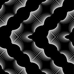 Design seamless dotted zigzag pattern vector