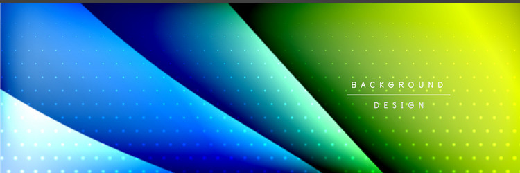 flowing waves with 3d shadow effects and fluid vector image