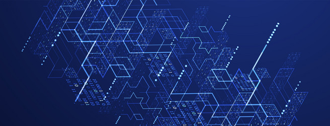 isometric big data flow processing concept cloud vector image