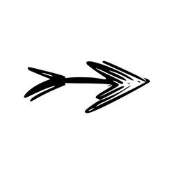 Next direction - arrow icon Royalty Free Vector Image
