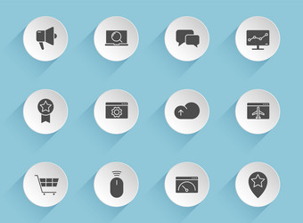 Seo icons vector