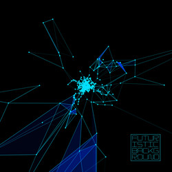 abstract background with dotted grid vector image