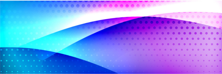 Fluid gradient neon color waves abstract vector