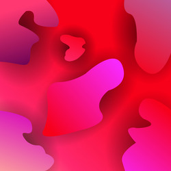 abstract background with color fluid shapes vector image