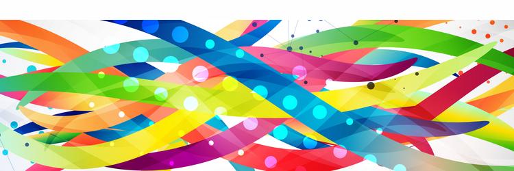 abstract colored background on a gray gradient vector image