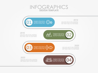 Infographic web template for diagram business Vector Image