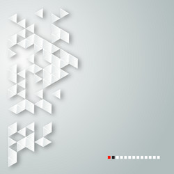 abstract geometric background with triangle vector image