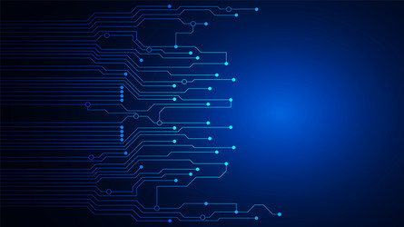 technology background with hi-tech digital vector image