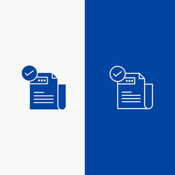 check checklist feature featured features line vector image