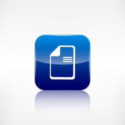 file icon data symbol document format vector image