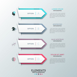 Modern infographic template Royalty Free Vector Image