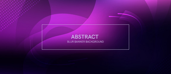 abstract banner with a gradient shapes and blur vector image