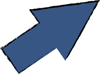 arrow cursor direction pointer click vector image