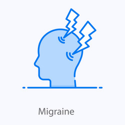Migraine Royalty Free Vector Image - VectorStock