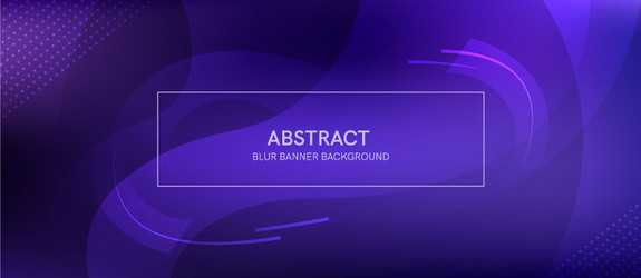 abstract banner with a gradient shapes and blur vector image