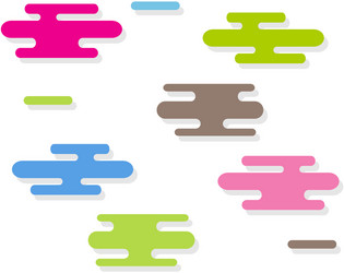 seamless multicolored modern abstract pattern vector image