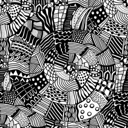 seamless pattern with ethnic elements vector image
