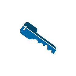 Simple key logo icon design template Royalty Free Vector