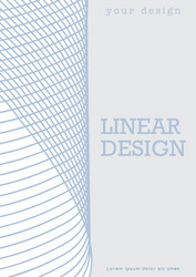 wavy line design dynamic wave linear vector image